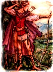 Yksi Rhudar Lusiuksen valtakunnan haltioista